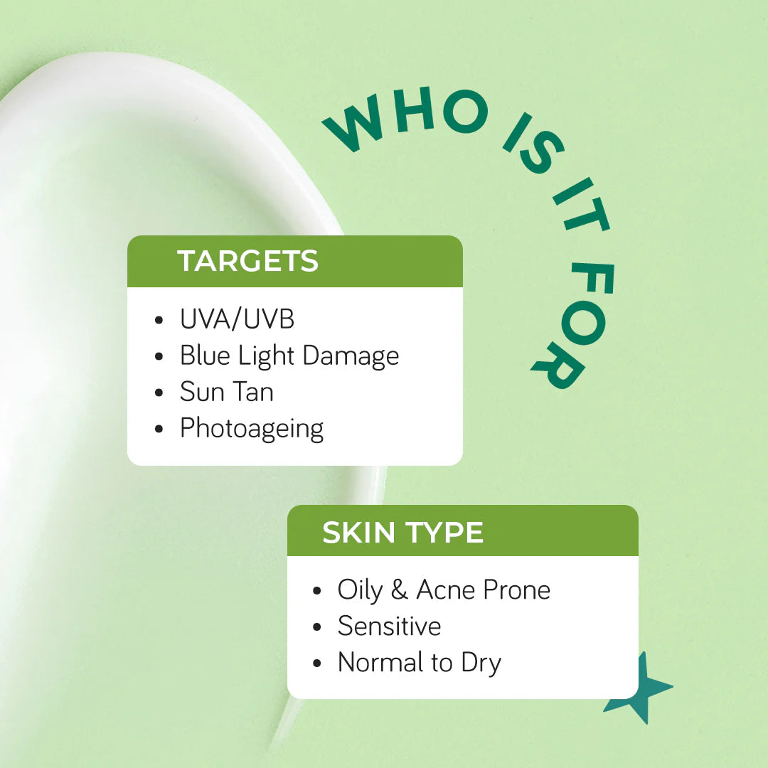 AcneXpert Mattifying SPF 50 PA ++++ Niacinamide for Oil & Acne Control