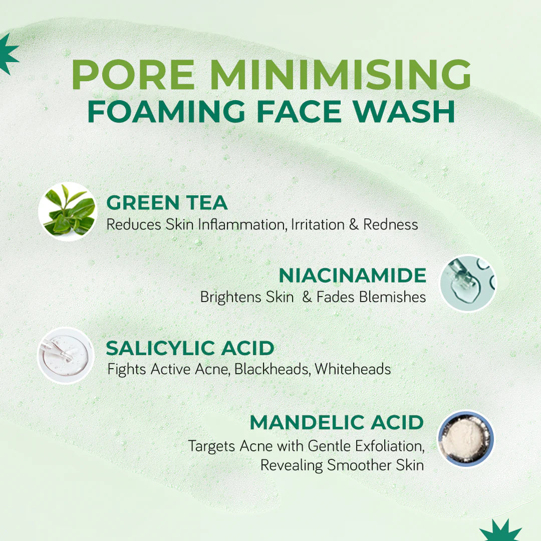 AcneXpert Foaming Face Wash Salicylic Acid & Green Tea