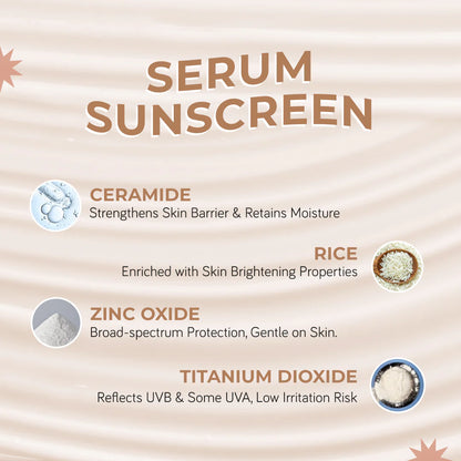 DermaSoothe Sunscreen SPF 50 PA++++ Mineral with Ceramides & Rice