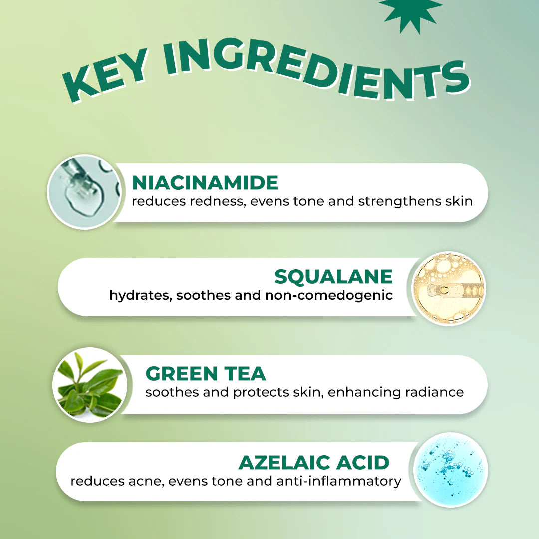 AcneXpert Oil Free Moisturizer with Niacinamide & Green Tea