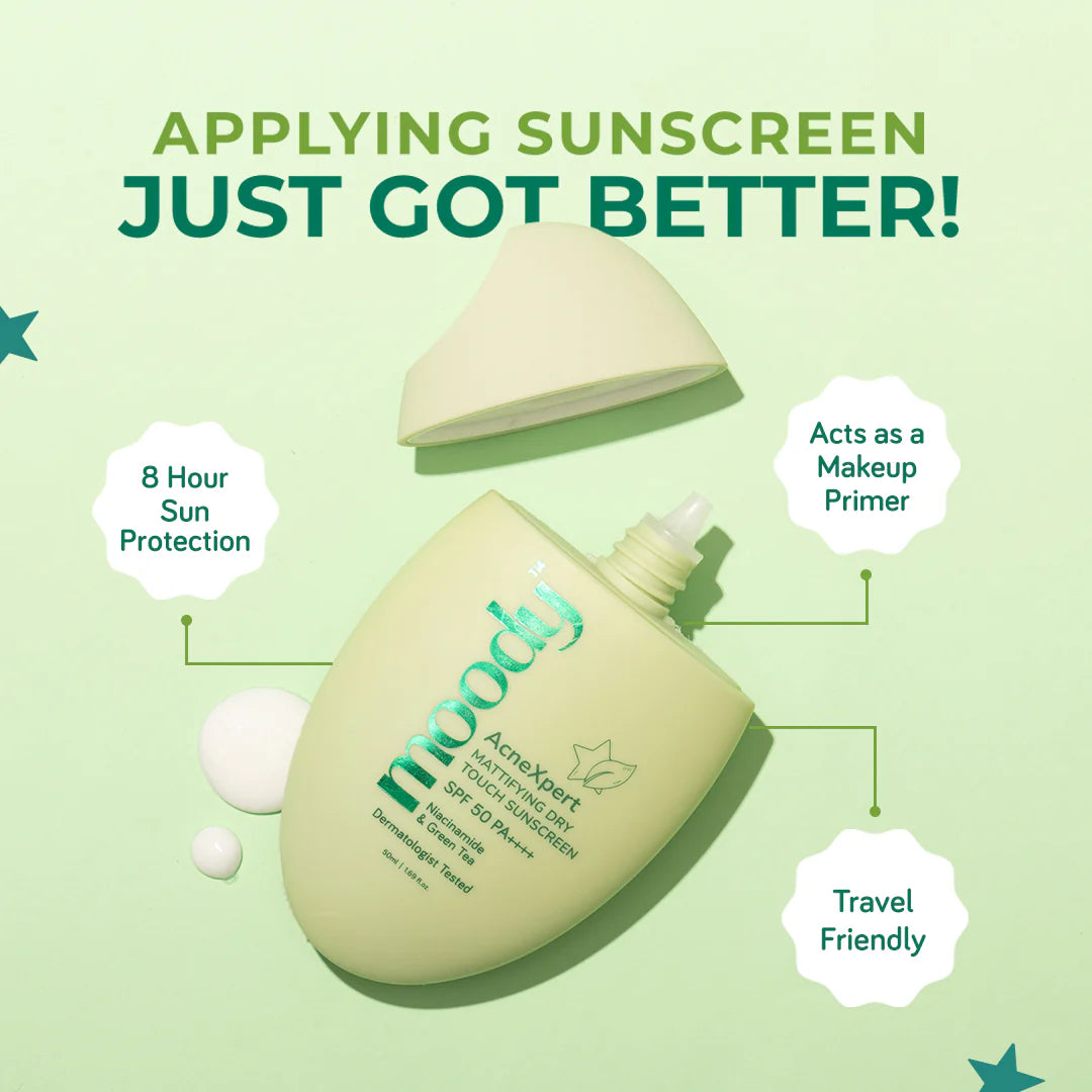 AcneXpert Mattifying SPF 50 PA ++++ Niacinamide for Oil & Acne Control