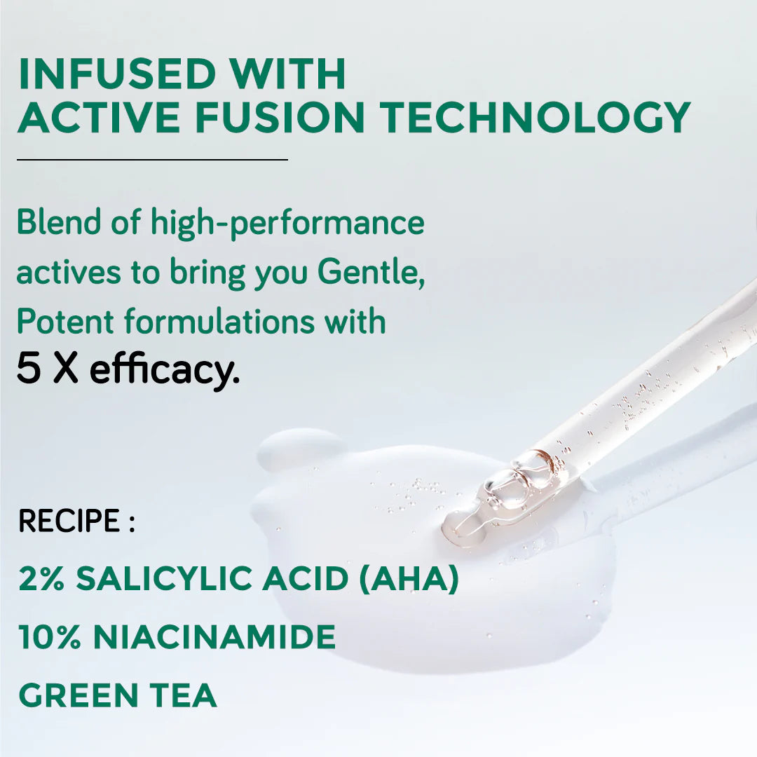 AcneXpert Face Serum 10% Niacinamide Oil Control & Acne Correction With Azelaic & Salicylic Acid