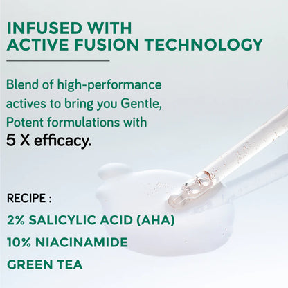 AcneXpert Face Serum 10% Niacinamide Oil Control & Acne Correction With Azelaic & Salicylic Acid
