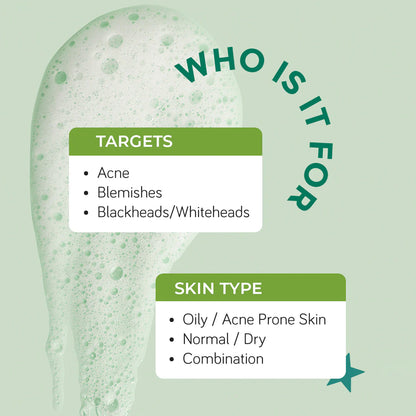 AcneXpert Foaming Face Wash Salicylic Acid & Green Tea
