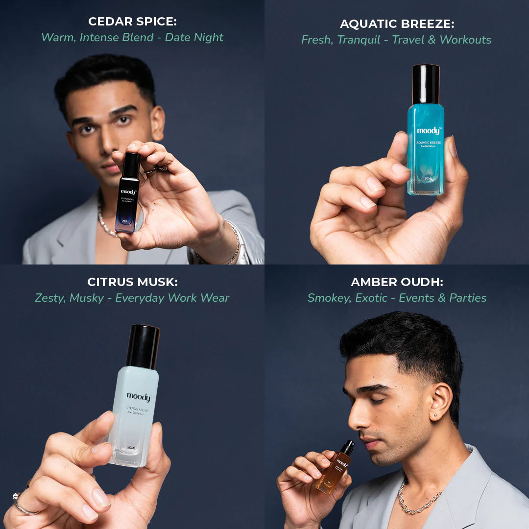 Perfume Gift Set of 4 for Men