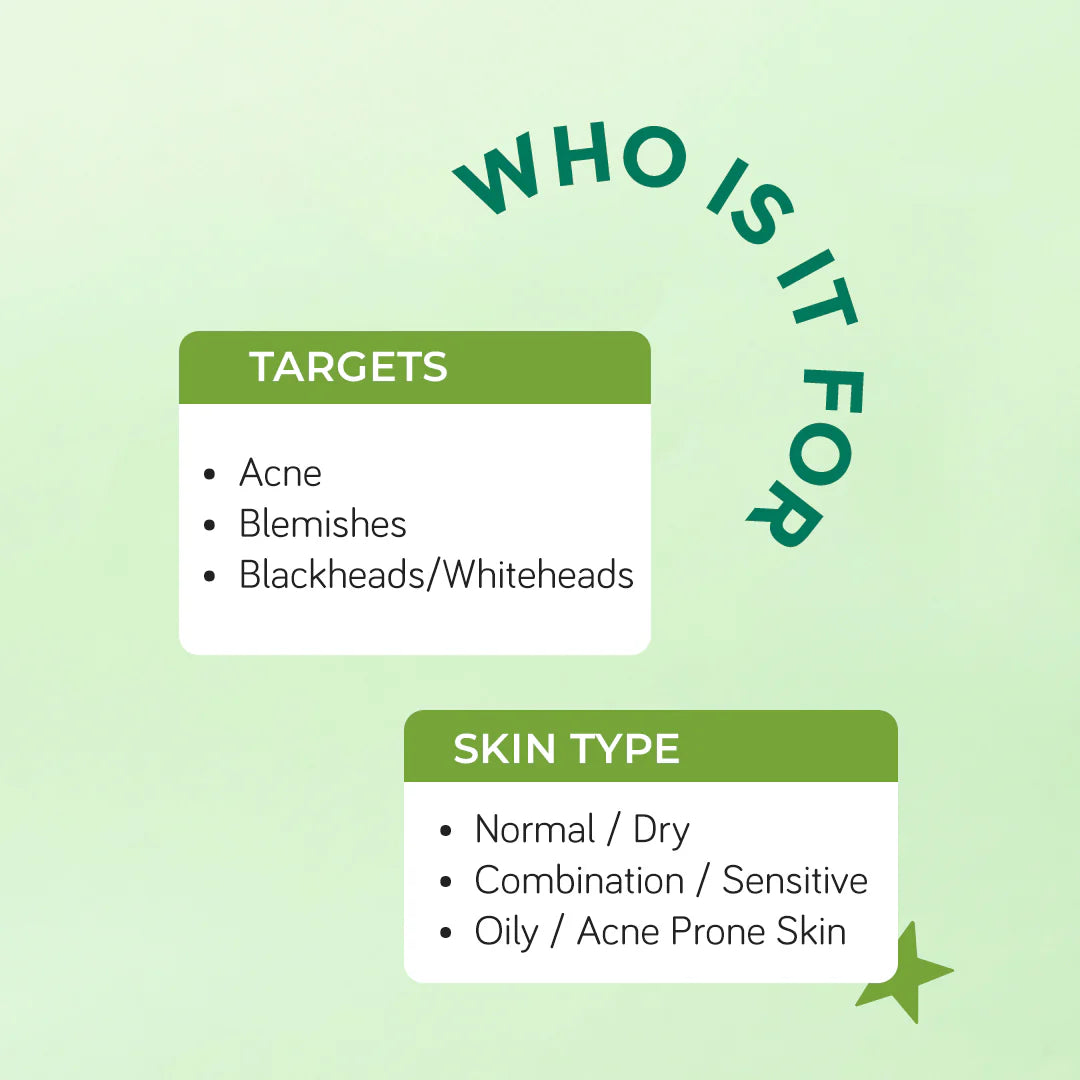 AcneXpert Face Serum 10% Niacinamide Oil Control & Acne Correction With Azelaic & Salicylic Acid