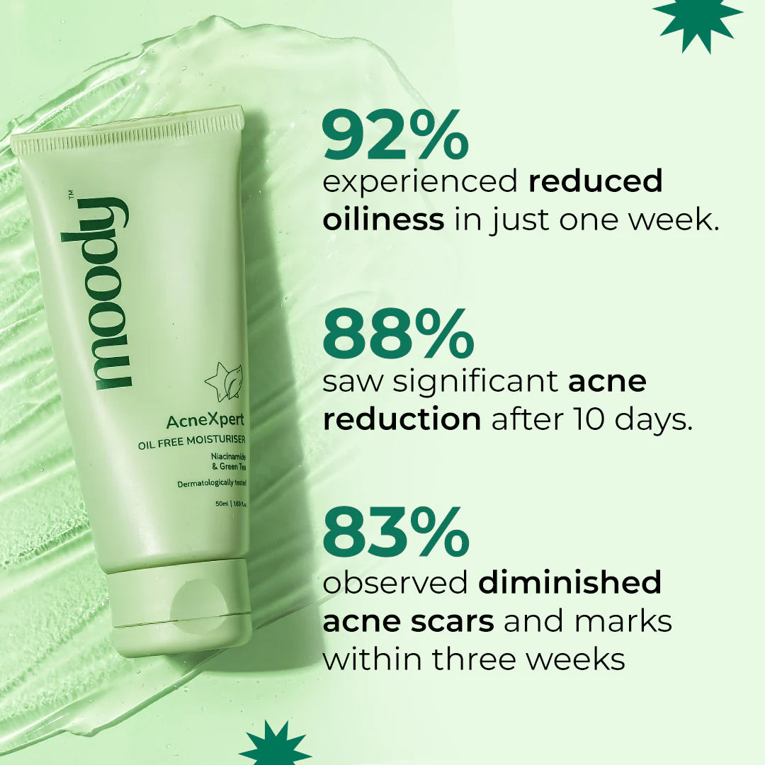 AcneXpert Oil Free Moisturizer with Niacinamide & Green Tea
