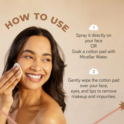 DermaSoothe Micellar Water Make Up Remover Mist with Rice & Ceramides