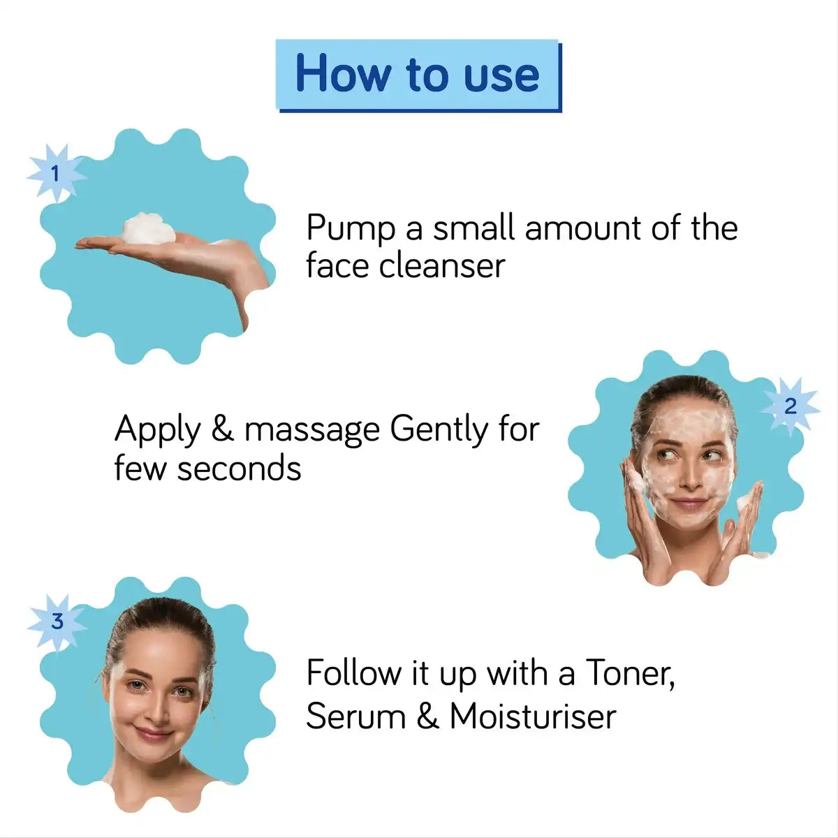 Hydro Burst Foaming Face Wash with 2% Hyaluronic Acid