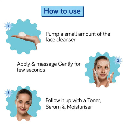 Hydro Burst Foaming Face Wash with 2% Hyaluronic Acid