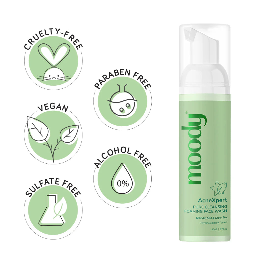 AcneXpert Foaming Face Wash Salicylic Acid & Green Tea