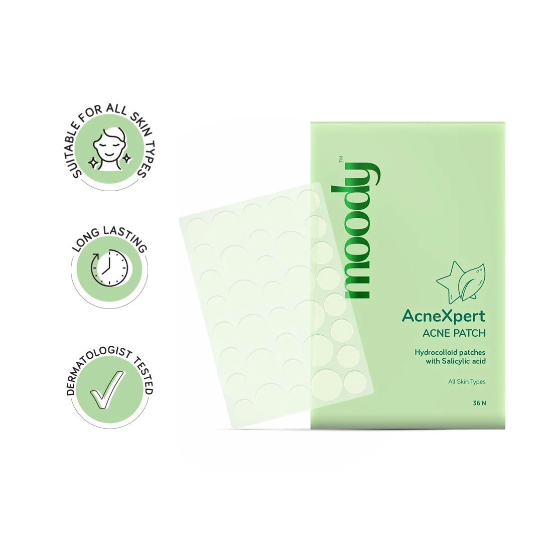 AcneXpert Face Acne Pimple Patches with Hydrocolloid and Salicylic Acid