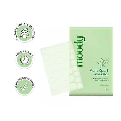 AcneXpert Face Acne Pimple Patches with Hydrocolloid and Salicylic Acid