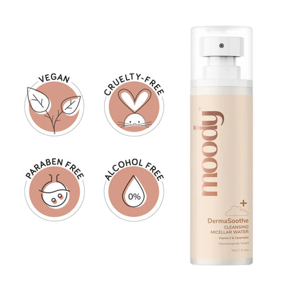 DermaSoothe Micellar Water Make Up Remover Mist with Rice & Ceramides