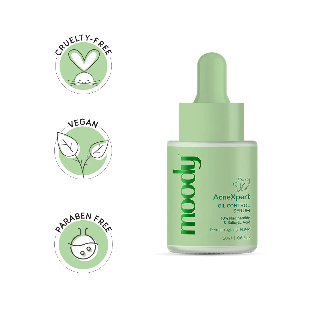 AcneXpert Face Serum 10% Niacinamide Oil Control & Acne Correction With Azelaic & Salicylic Acid