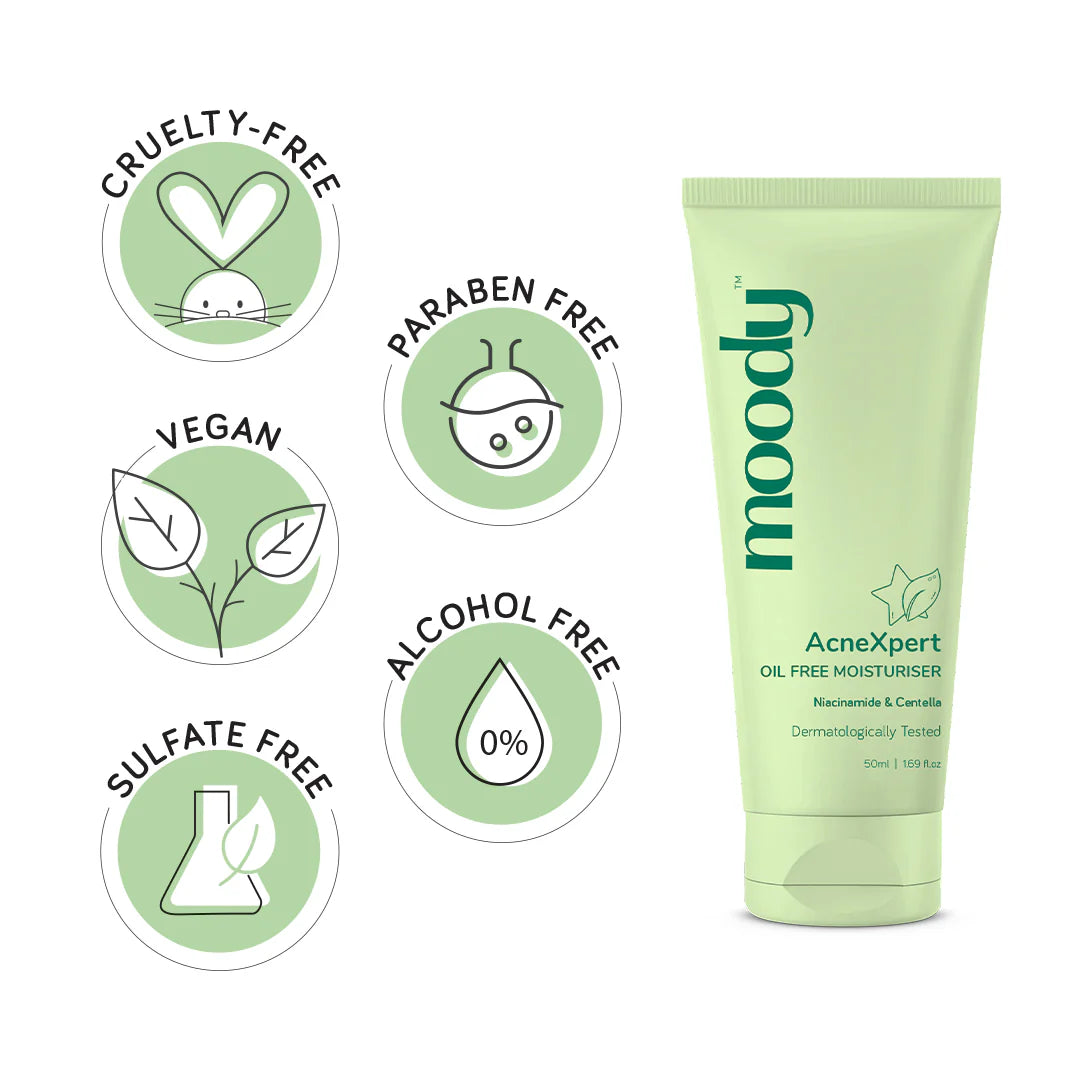 AcneXpert Oil Free Moisturizer with Niacinamide & Green Tea