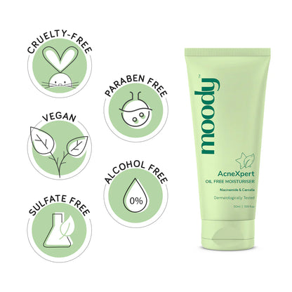 AcneXpert Oil Free Moisturizer with Niacinamide & Green Tea